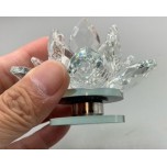 Lotus - Crystal Product (8.5 x 8.5 x 4.5 cm) with Spinning base